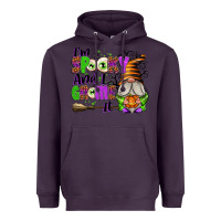 Plum I'm Spooky and I Gnome It Heavyweight Hoodie - texasbilliewilder