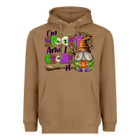 Toasted Coconut I'm Spooky and I Gnome It Heavyweight Hoodie - texasbilliewilder