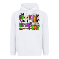 White I'm Spooky and I Gnome It Heavyweight Hoodie - texasbilliewilder