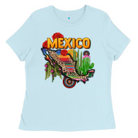 Baby Blue mexico map Ladies Tee - CTS Tumbler Store