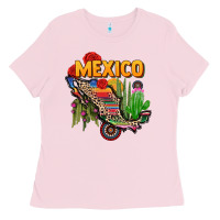 Bubblegum Pink mexico map Ladies Tee - CTS Tumbler Store