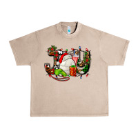 French Oak joy with volleyball and santa's hat Urban Heavy Tee - AdoDesignShop