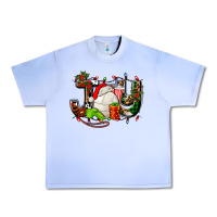 Grape Ice joy with volleyball and santa's hat Urban Heavy Tee - AdoDesignShop