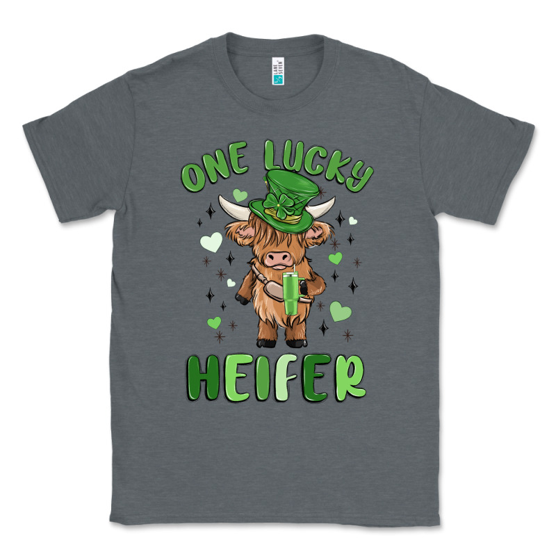 One Lucky Heifer Classic Tee by MaliasSmallBusiness | Teevron