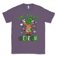 Lavender one lucky heifer Classic Tee - MaliasSmallBusiness