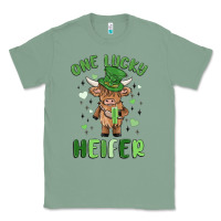 Sage one lucky heifer Classic Tee - MaliasSmallBusiness