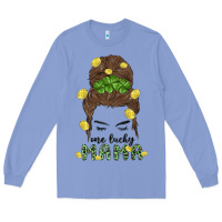 Colony Blue one lucky mama Long Sleeve Tee - MaliasSmallBusiness
