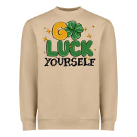 Mushroom go luck yourself Heavyweight Sweatshirt - MaliasSmallBusiness