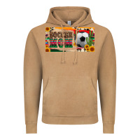 Vintage Camel soccer mom with ball and sunflower cactus serape licanse plate Vintage Hoodie - Artiststas