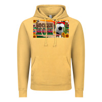 Vintage Mustard soccer mom with ball and sunflower cactus serape licanse plate Vintage Hoodie - Artiststas