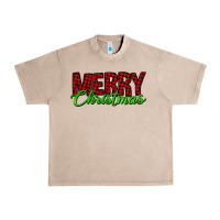 French Oak merry christmas tartan Urban Heavy Tee - Jasminsmagicworld