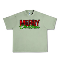 Oil Green merry christmas tartan Urban Heavy Tee - Jasminsmagicworld