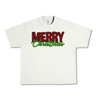 Pistachio merry christmas tartan Urban Heavy Tee - Jasminsmagicworld