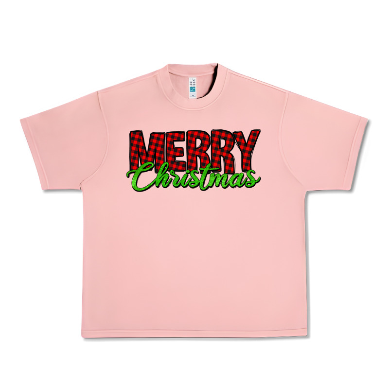 Merry Christmas Tartan Urban Heavy Tee by Jasminsmagicworld | Teevron