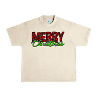 Sandshell merry christmas tartan Urban Heavy Tee - Jasminsmagicworld