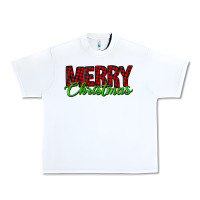 White merry christmas tartan Urban Heavy Tee - Jasminsmagicworld