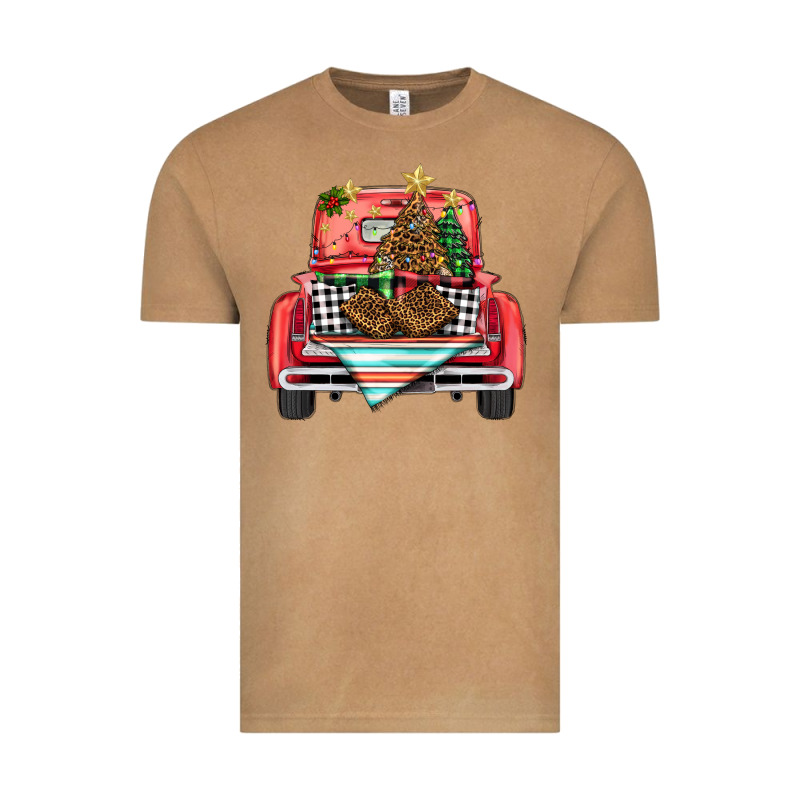 Christmas Truck Vintage Tee by BarkalooDesign | Teevron