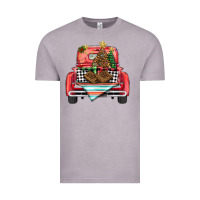 Vintage Zinc Christmas truck Vintage Tee - BarkalooDesign
