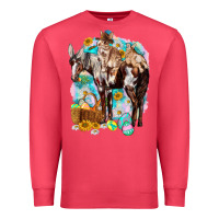 Cardinal Happy Easter Day Rodeo Premium Sweatshirt - NancyCooperArtShop