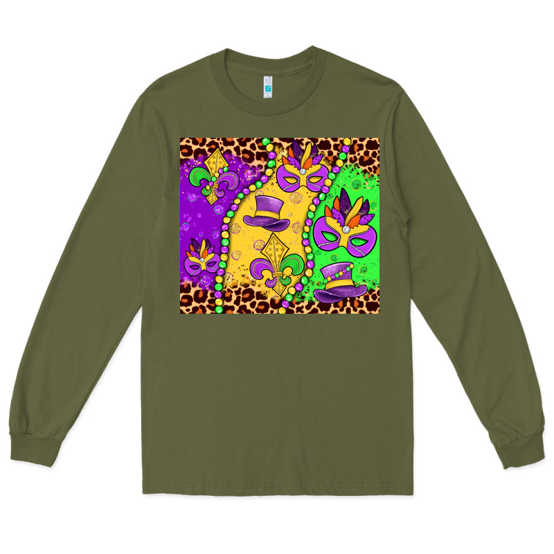 Mardi Gras Long Sleeve Tee by JahusDesignShop | Teevron
