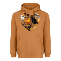 Halloween Heart Heavyweight Hoodie | Teevron