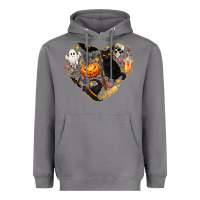 Storm Halloween Heart Heavyweight Hoodie - texasbilliewilder