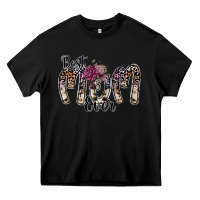 Black best mom ever Heavy Core Tee - SublimationCraftShop