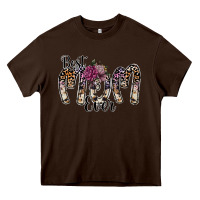 Chocolate Brown best mom ever Heavy Core Tee - SublimationCraftShop