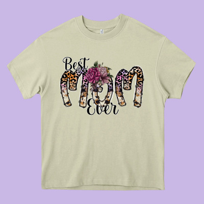Best Mom Ever Heavy Core Tee Designed By Sublimationcraftshop