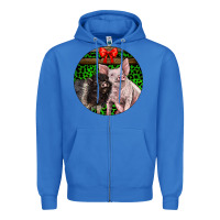 True Royal christmas pig Zipper Hoodie - LillyAllenDesigns