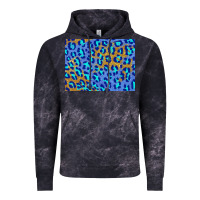Cloud Black leopard background turquoise and gold 3200x2400 Vintage Hoodie - AdoDesignShop