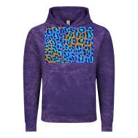 Cloud Purple leopard background turquoise and gold 3200x2400 Vintage Hoodie - AdoDesignShop
