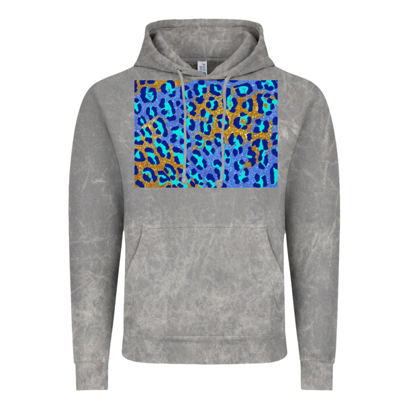 Leopard Background Turquoise And Gold 3200x2400 Vintage Hoodie by AdoDesignShop | Teevron