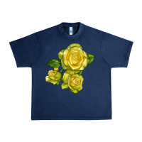 Navy st. patrick rose Urban Heavy Tee - LillyAllenDesigns