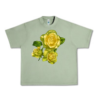 Oil Green st. patrick rose Urban Heavy Tee - LillyAllenDesigns