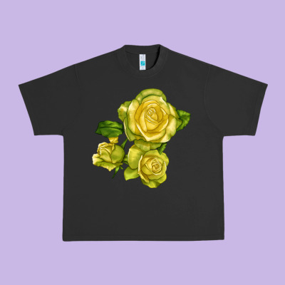 St. Patrick Rose Urban Heavy Tee Designed By Lillyallendesigns