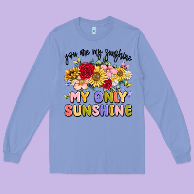 You Are My Sunshine My Only Sunshine Long Sleeve Tee Designed By Maliassmallbusiness