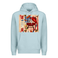 Blue Mist red white and bbq usa flag Premium Hoodie - TumblerDesignByShophia