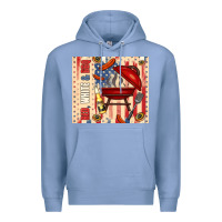 Colony Blue red white and bbq usa flag Premium Hoodie - TumblerDesignByShophia