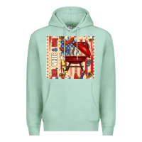 Seafoam red white and bbq usa flag Premium Hoodie - TumblerDesignByShophia