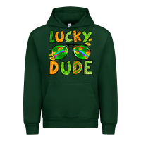 Forest Green St. Patrick's Lucky dude Urban Hoodie - OliviaCreatesArt