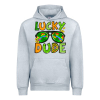 Heather Grey St. Patrick's Lucky dude Urban Hoodie - OliviaCreatesArt