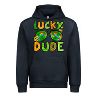 Navy St. Patrick's Lucky dude Urban Hoodie - OliviaCreatesArt
