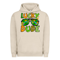 Pigment French Oak St. Patrick's Lucky dude Urban Hoodie - OliviaCreatesArt