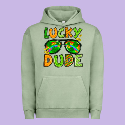 St. Patrick's Lucky Dude Urban Hoodie Designed By Oliviacreatesart