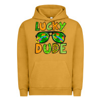 Pigment Peanut Butter St. Patrick's Lucky dude Urban Hoodie - OliviaCreatesArt