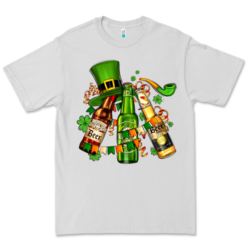 St Patrick's Beers Flags And Hat Premium Tee by AdoDesignShop | Teevron