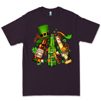 Plum st patrick's beers flags and hat Premium Tee - AdoDesignShop