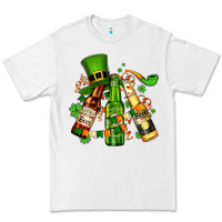 White st patrick's beers flags and hat Premium Tee - AdoDesignShop