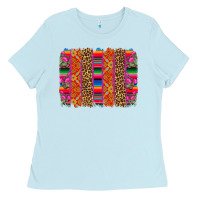Baby Blue mexico brushstrokes Ladies Tee - CTS Tumbler Store